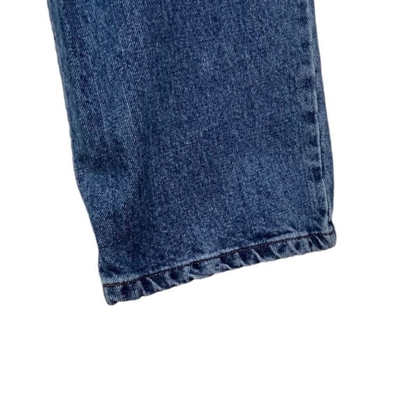 Harley Davidson Womens Relaxed Thigh Boot Cut Jeans Classic Blue Size 10 Missy - Picture 7 of 12